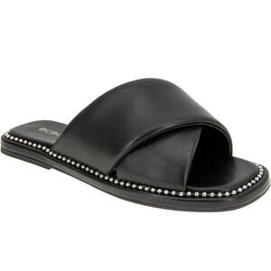 BCBGeneration Tabby Sandal 7.5, Slip-On, Padded Footbed Womens Shoes